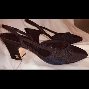 Chanel slingback heels size 37